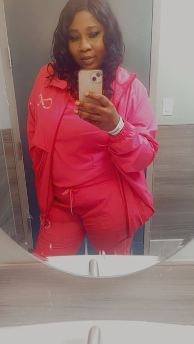 HOT PINK SCRUB SET