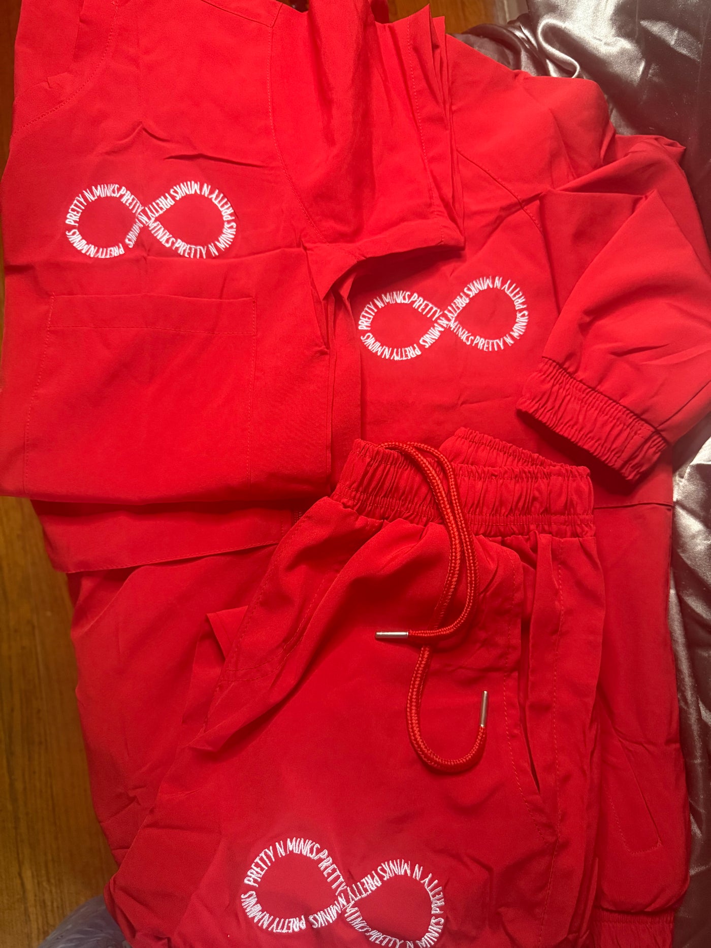 RED SCRUB SET