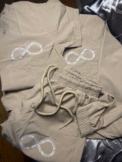 TAN SCRUB SET