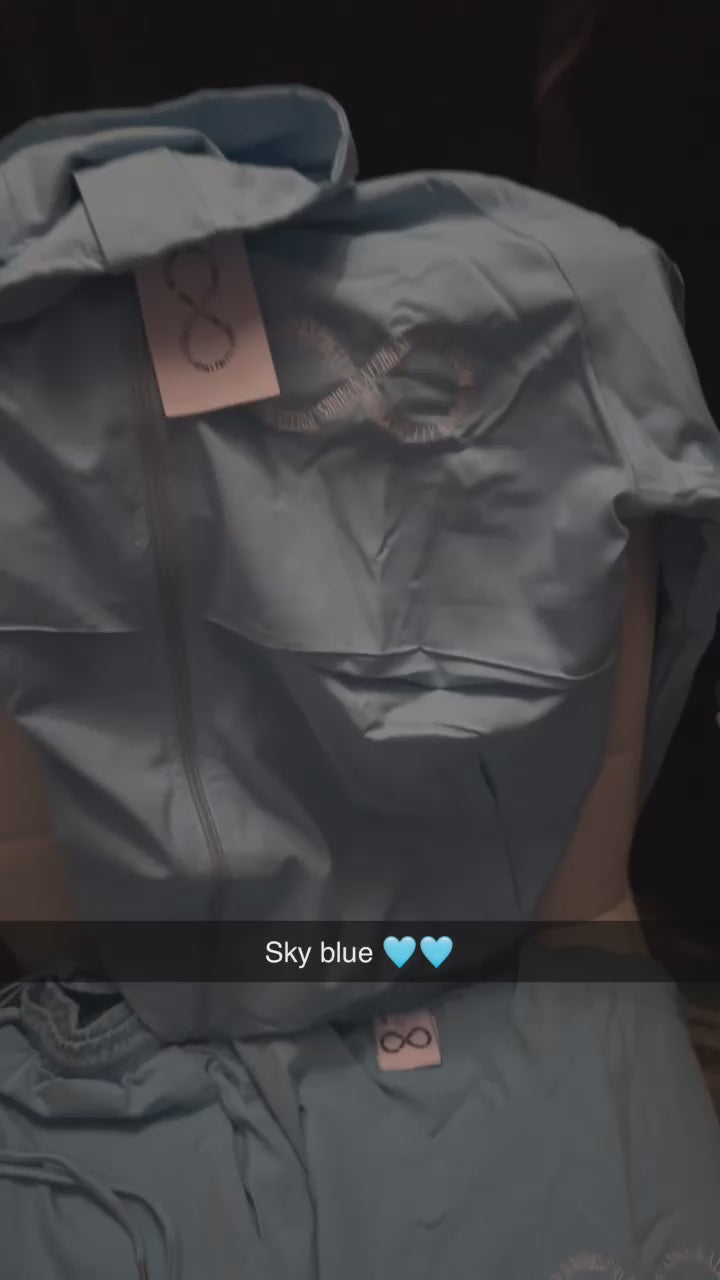 SKY BLUE SCRUB SET