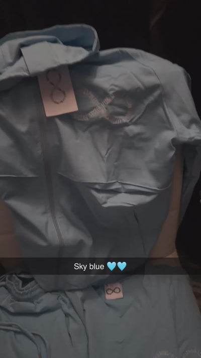 SKY BLUE SCRUB SET