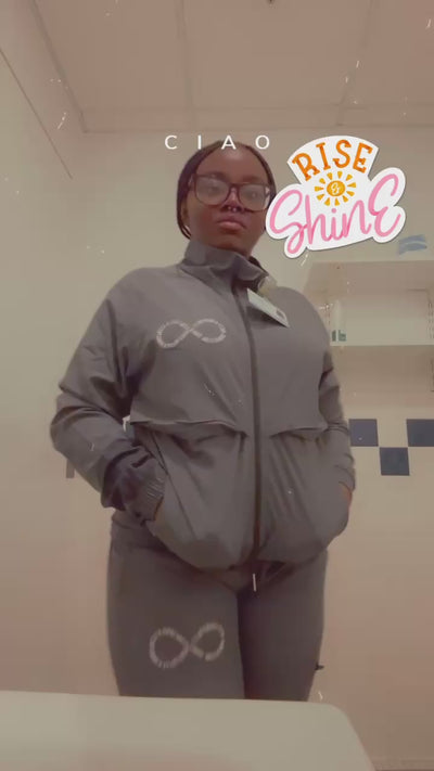 GRAY SCRUB SET